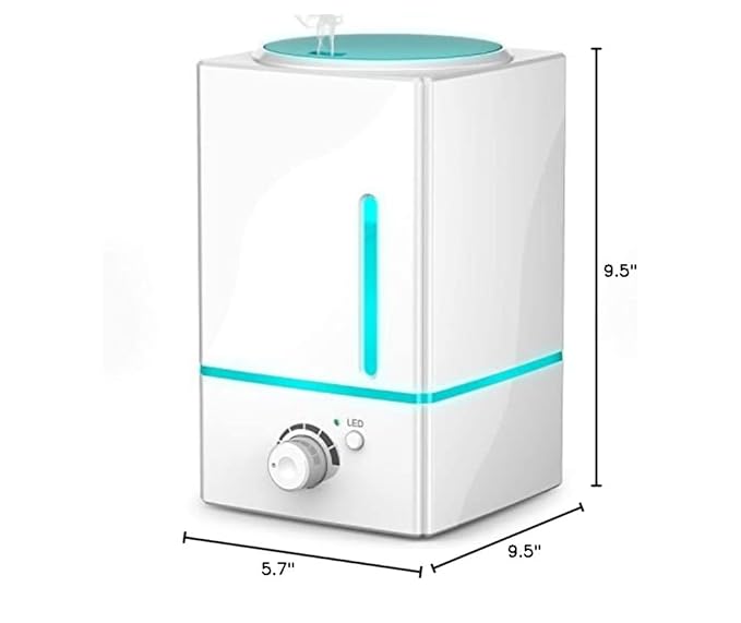 Exqline 1500ml Large Aroma Essential Oil Diffuser - Aromatherapy Humidifier for Large Room (White) - Image 8