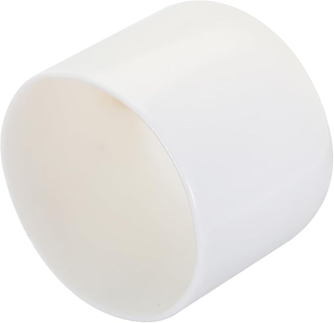 uxcell 20pcs Rubber End Caps 32mm ID Vinyl Round Tube Bolt Cap Cover Screw Thread Protectors White by uxcell