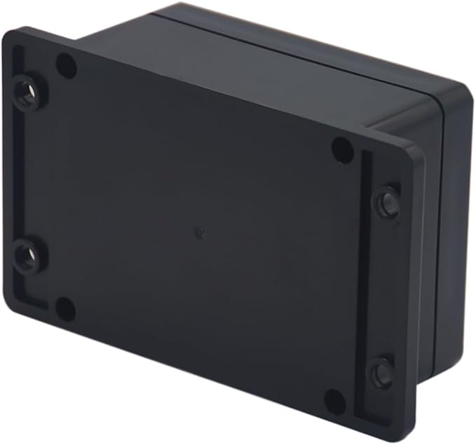 Project Box ABS Plastic Black Electrical Boxes IP65 Waterproof DIY Electronic Junction Box Power Enclosure with Fixed Ear 4.5x3.5x2.2 inch (115x90x55 mm) - Image 5