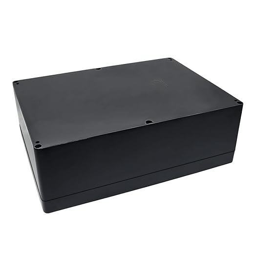 LeMotech ABS Plastic Electrical Project Case Power Junction Box, Project Box Black 10.4" x 7.2" x 3.7" (263 x 182 x 95 mm)(Pack of 1) - Image 5