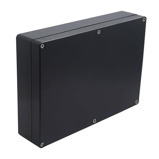 Project Box IP65 Waterproof Junction Box ABS Plastic Electrical Boxes DIY Electronic Project Case Power Enclosure 10.35x7.17x2.36 inch (263 x 182 x60 mm) by Raculety