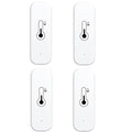 WiFi & Bluetooth Temperature and Humidity Monitor,Compatible with Alexa and Google Home,for Home, Baby Rooms,Greenhouses Accessories, Garages, Office 4Pack(No Include Battery) by Unknown