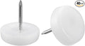 uxcell Furniture Feet Nail Plastic Glide Nails Chair Table Leg Protector Pads 22mm Dia White 40pcs by uxcell