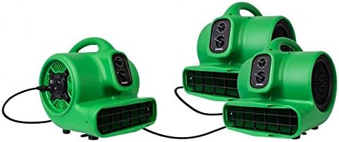 XPOWER Water Damage Cleanup & Restoration DIY Combo w/Commercial Grade Dehumidifier & Air Movers. - Image 4