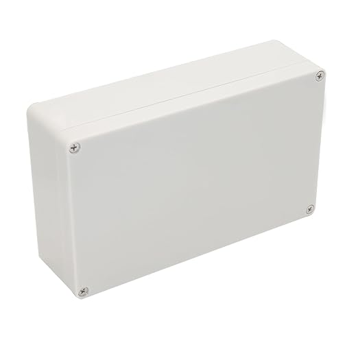 Project Box IP65 Waterproof Junction Box ABS Plastic Electrical Boxes DIY Electronic Project Case Power Enclosure White 7.87x4.72x2.2 inch (200 x 120 x56 mm) by Raculety