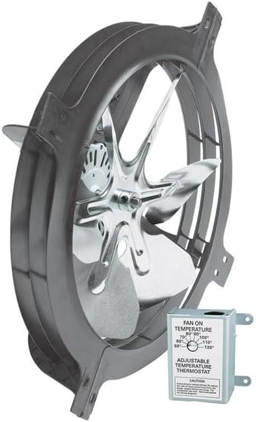 Air Vent Gable Ventilator 53315 Attic and Whole House Fans, Multicolor,Medium - Image 2