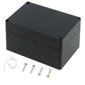 Junction Box, Zulkit Project Box IP65 Waterproof Outdoor Box ABS Plastic Electrical Boxes Electronic Enclosure Black 6.3 x 4.3 x 3.5 inch(160 x 110 x 90 mm)(Pack of 1) by Zulkit