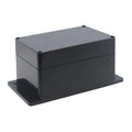 Watertight Junction Box, IP67 Waterproof Project Box Durable ABS Plastic Electronic Enclosure Case for DIY Electrical Project with Wall Fixed Ear 6.30" x 4.33" x 3.54"(160 x 110 x 90 mm) by YETLEBOX