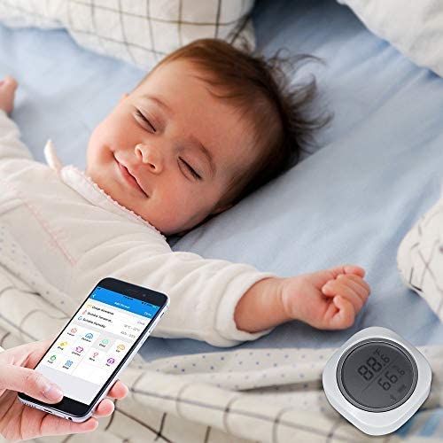 Inkbird IBS-TH1 Plus Wireless Bluetooth Temperature and Humidity Monitor Thermometer and Hygrometer Used for Brewing Meat Plant Cigar Storage (Battery not Included) - Image 6