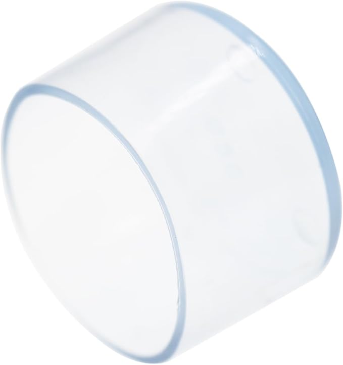 Round Chair Leg Caps,PVC Furniture Feet Covers,TTZEZE Transparent Round Floor Protectors,Clear Table Feet Covers Preventing Plastic Chair Leg Covers Scratches and Noise 50mm/1.97'', 12 - Image 3