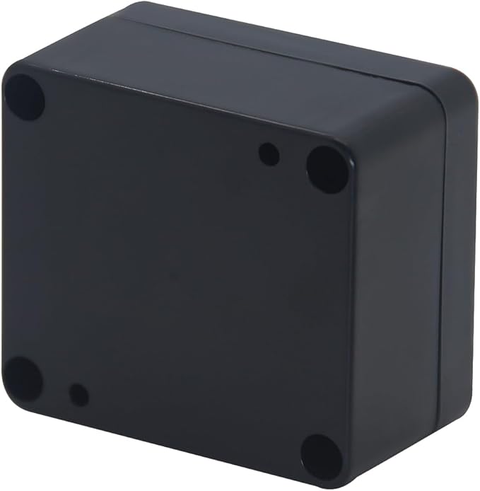 Project Box IP65 Waterproof Junction Box ABS Plastic Black Electrical Boxes DIY Electronic Project Case Power Enclosure2.48 x 2.28 x 1.38Inch (63 x 58 x 33mm) - Image 6