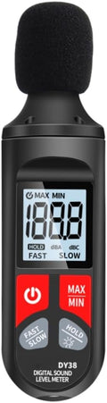 REDYY Sound Leveling Meter,High Precisions Sound Leveling Meter Decibel Noise Tester Digital Noise Meter Simple to Use for Environmental Monitoring by Unknown