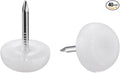 uxcell Furniture Feet Nail Plastic Glide Nails Chair Table Leg Protector Pads 12mm Dia White 40pcs by uxcell