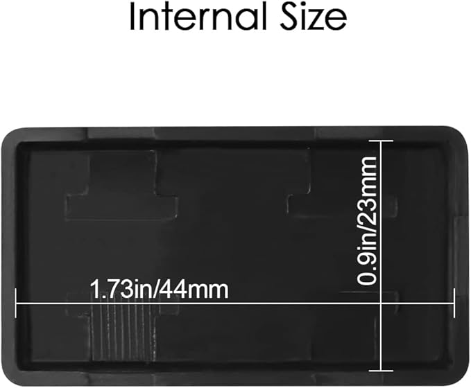 LeMotech Project Box 10 Pieces ABS Plastic Electrical Project Case Small Junction Box for Electronics Black 2.0 x1.1 x0.6 inch (50 x 28 x 15 mm) - Image 3