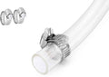 1’’ ID × 1-1/4’’ OD - 10 ft Clear Plastic Vinyl Tubing, Flexible PVC Hose Lightweight Non-Toxic vinyl Tube for Transfer Water Air Oil by ProfessionalBrand