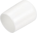 uxcell 20pcs Rubber End Caps 20mm ID Vinyl Round End Cap Cover Screw Thread Protectors White by uxcell