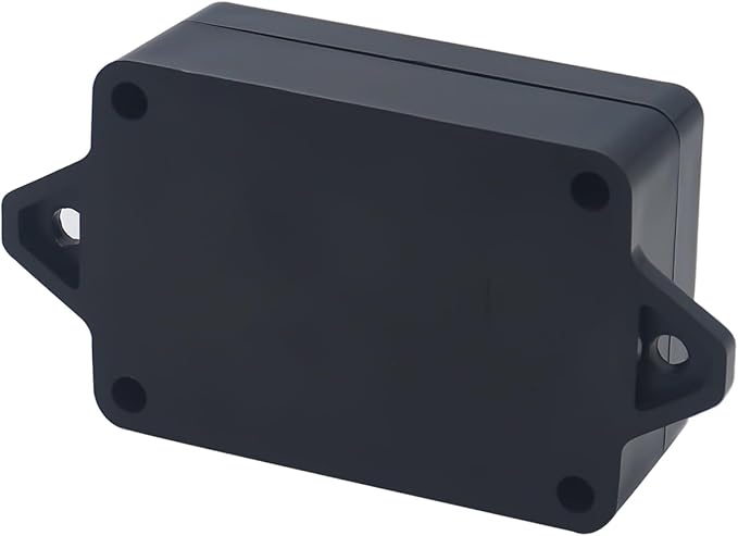 Project Box ABS Plastic Black Electrical Boxes IP65 Waterproof DIY Electronic Junction Box Power Enclosure with Fixed Ear 3.3x2.3x1.3inch (83x58x33 mm) - Image 5