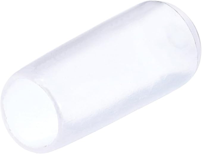 uxcell 20pcs Rubber End Caps 6mm(1/4") ID Vinyl PVC Round Tube Bolt Cap Cover Screw Thread Protectors Clear by uxcell