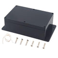 Junction Box, Zulkit Project Box Waterproof Dustproof IP65 ABS Universal Electrical Boxes Enclosure with Fixed Ear Black 9.06 x 5.91 x 3.35 inch (230 x 150 x 85 mm)(Pack of 1) by Zulkit