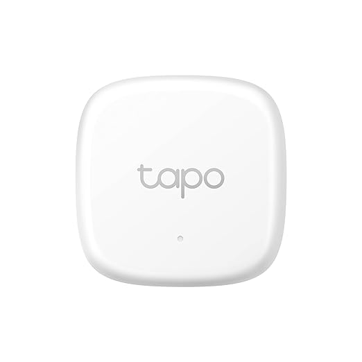 TP-Link Tapo Smart Temperature and Humidity Sensor T310, White, Requires Tapo Hub, High-Accuracy Swiss-Made Sensor, Real-Time Notifications, Free Data Storage, Long-Lasting Performance by Tapo