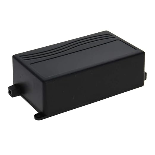 Fielect Dustproof Electronic Junction Box Plastic Enclosure Project Box with Ear for Electronic Projects ABS Black, 4.29" x 2.52" x 1.42" by Fielect