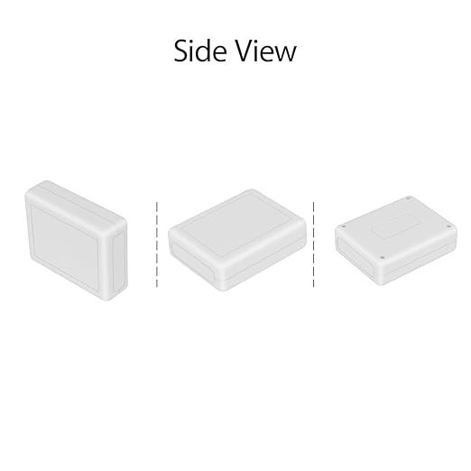 LeMotech Project Box 10 Pieces ABS Plastic Electrical Project Case Small Junction Box for Electronics White 3.54 x 2.75 x 1.10 inch (90 x 70 x 28 mm) - Image 6