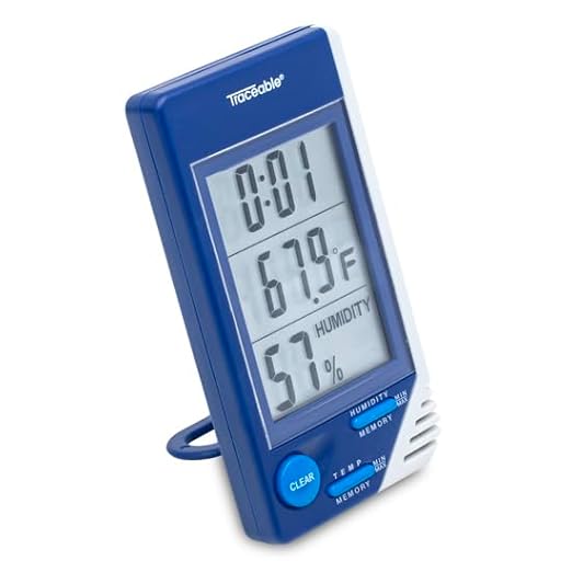 TRACEABLE - AO-90080-06 Traceable Thermometer with Clock, Humidity Monitor, and Calibration - Image 3