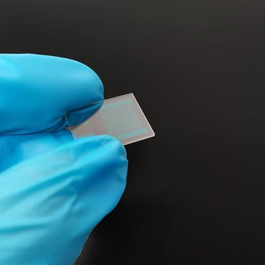 Qunguan IDE（Interdigital Electrode) on ito Glass 80μm Indium-Tin-Oxide Film Superpolar Conductivity Transparent Biosensor Medical Chemical Optical Sensor Chip (15mm×20mm, 12 pcs) - Image 3