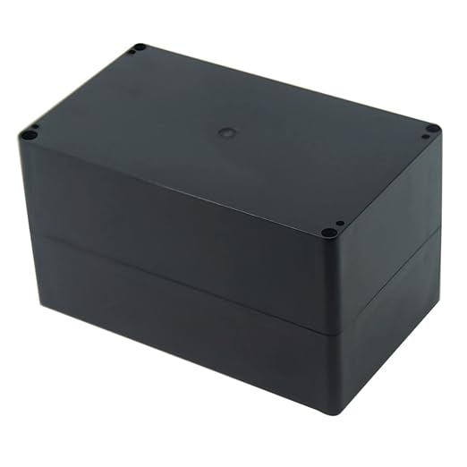 Junction Box, Zulkit Project Box IP65 Waterproof Outdoor Box ABS Plastic Electrical Boxes Electronic Enclosure Black 7.9 x 4.7 x 4.4 inch(200 x 120 x 113 mm)(Pack of 1) - Image 3