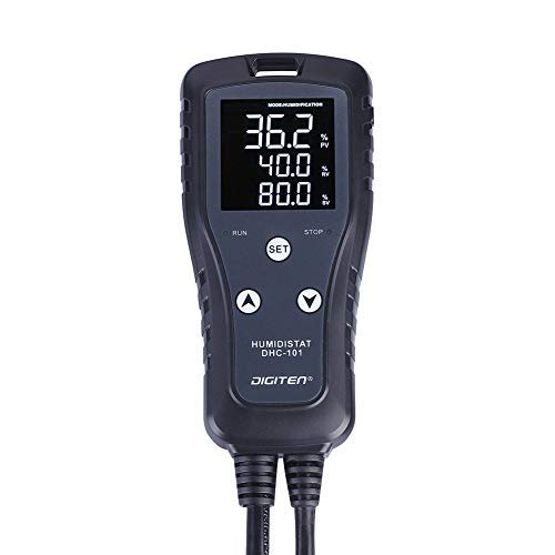 DIGITEN Digital Humidity Controller Humidistat Pre-Wired Plug Simple-Stage AC 110V -240V with High Accuracy Humidity Sensor for Dehumidifier Humidifier Reptiles Greenhouse Exhaust Fan Fermentation - Image 5