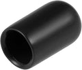 uxcell 20pcs Rubber End Caps 7.5mm ID Vinyl Round Tube Bolt Cap Cover Thread Protectors Black by uxcell