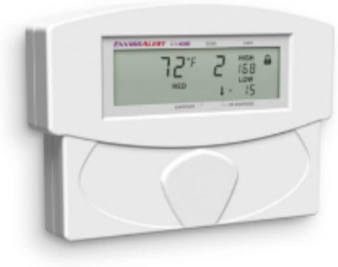Winland EA400-12 EnviroAlert Environment Monitoring Device, 2-Gang Box/Surface Mount, 12 Volt DC, 200 Milliampere, 4-SPDT Relay Alarm Output, Tamper Proof Lock Setting - Image 4