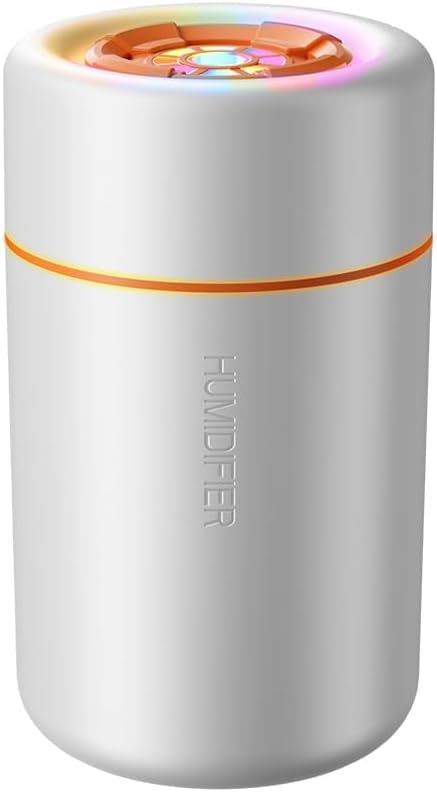 Mini Humidifier, USB Personal Desktop Humidifier for RV, Office, Bedroom etc. Auto Shut-Off, 2 Mist Modes, Super Quiet (White) - Image 2