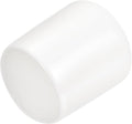 uxcell 20pcs Rubber End Caps 24mm ID Vinyl Round End Cap Cover Screw Thread Protectors White by uxcell