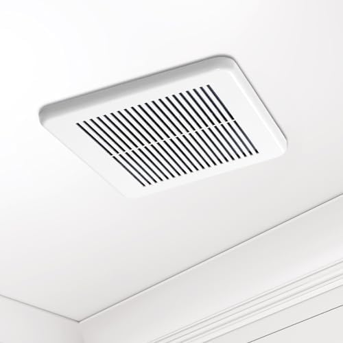 Homewerks 7114-02-HW DC Bathroom Fan 50-CFM 1.0 Sone White Ventilation Fan, Energy Star-Qualified with 3-inch Duct for 2x4 Construction - Image 9