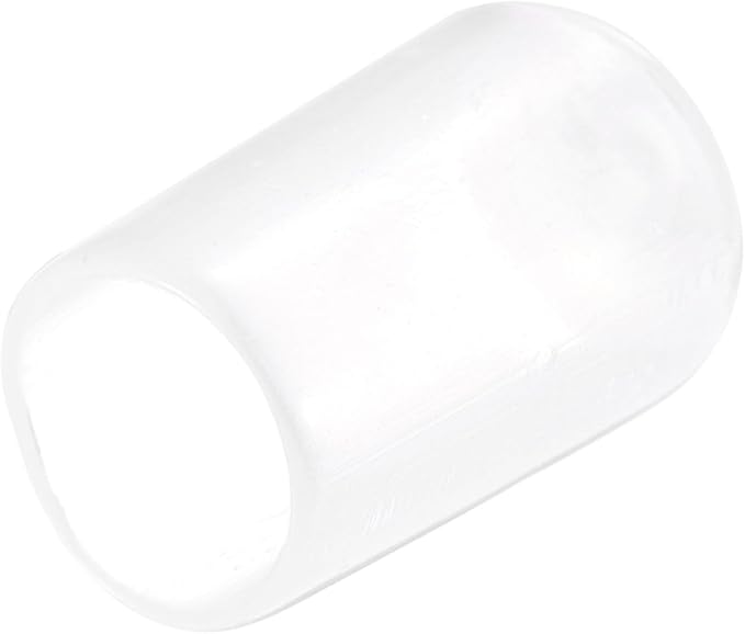 uxcell 20pcs Rubber End Caps 9mm ID Vinyl PVC Round Tube Bolt Cap Cover Screw Thread Protectors Clear by uxcell