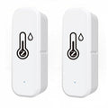 ZigBee Indoor Temperature and Humidity Sensor,Compatible with Alexa and Google Home,for Home,Baby Rooms,Greenhouses Accessories,Office 2Pack(No Include Battery) by Unknown