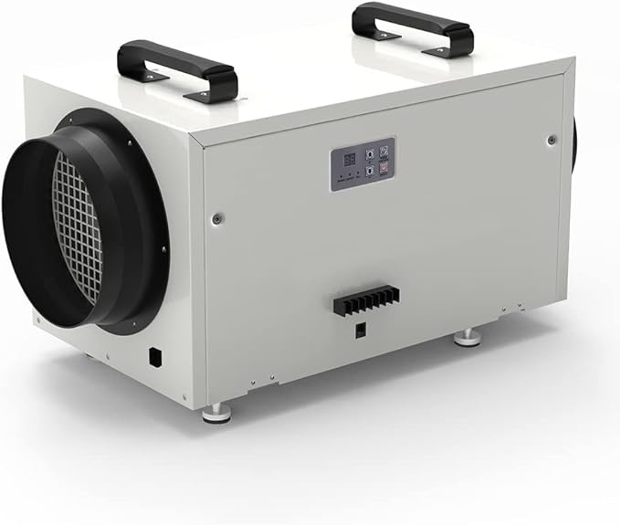 HD70 168 pints Crawlspace Dehumidifiers for Basements, Commercial Dehumidifier for Home, Garages, Water Damage Restoration, dehumidifiers for Crawl Space ETL Listed by SeedMax
