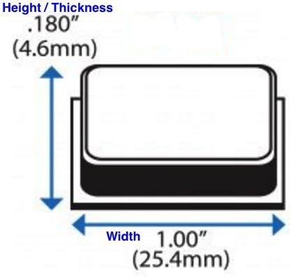 Clear Rubber Bumpers Large - Rubber Feet for Cutting Boards - Glass Table Top Bumpers, Picture Frame Spacers, Self Adhesive Furniture Pads - 1 Inch Square Self Stick Pads - 20 PCs - Image 7