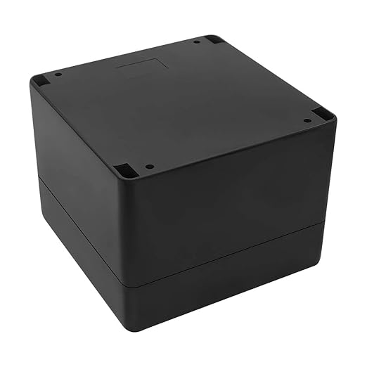 LeMotech Project Box ABS Plastic IP65 Waterproof Dustproof Electrical Junction Box Outdoor Enclosure for Electronics Black 4.7 x 4.7 x 3.5 inch(120 x 120 x 90 mm)(Pack of 2) - Image 5