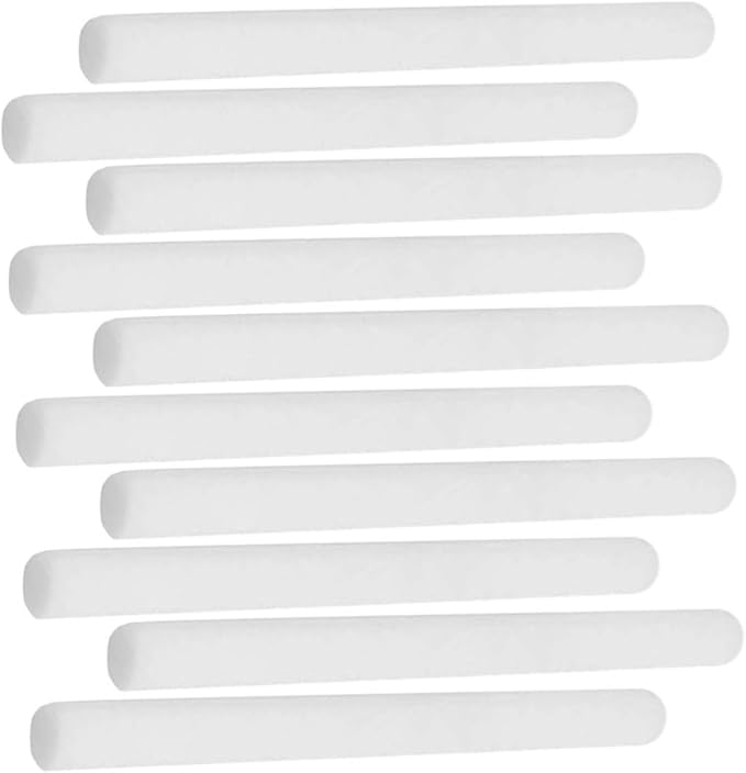 Cabilock 10Pcs Long Volatile Essential Oil Diffuser Sticks Cotton Fiber Aroma Wands for Home Bathroom Living Aromatherapy Meditation Spa Use by cabilock