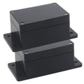 Watertight Junction Box, IP67 Waterproof Project Box Durable ABS Plastic Electronic Enclosure Case for DIY Electrical Project with Wall Fixed Ear 3.94" x 2.68" x 1.97"(100 x 68 x 50 mm) 2Pcs by YETLEBOX
