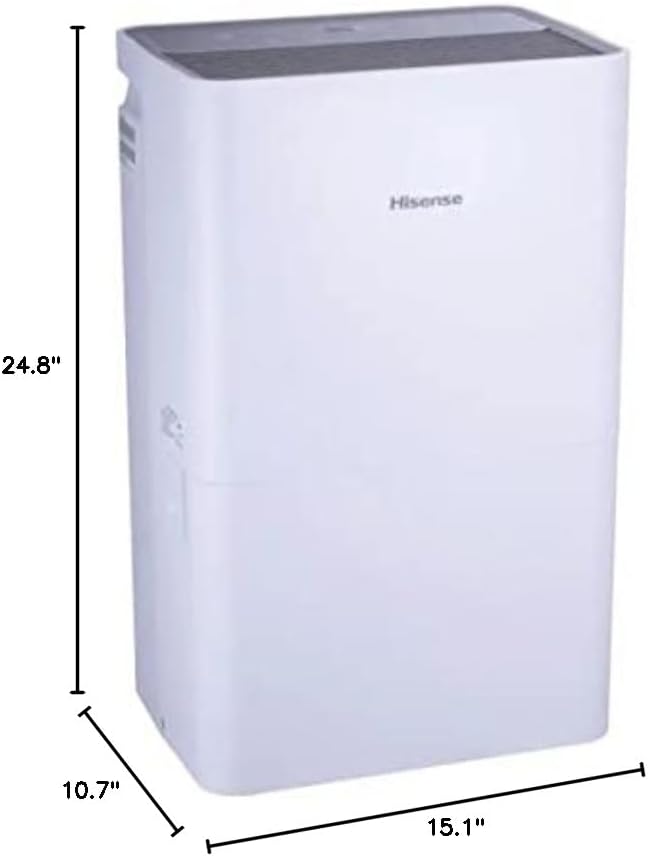 Hisense Energy Star 50 Pint 3-Speeds Dehumidifier - Image 7