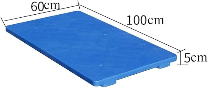 LNNW Plastic Pallet, Warehouse Moisture Barrier, Sturdy Supermarket Shelves, Outdoor Storage Floor Pallets for Garage Supermarket Basement(100x60x5cm) - Image 3