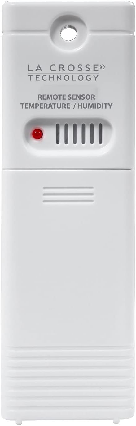 La Crosse Technology Wireless Outdoor Temperature & Humidity Sensor - Wall Mounted, Accurate, Weather Resistant, Wide Temperature & Humidity Gauge Transmission Range (330ft Range), Battery Powered by LaCrosseTechnology