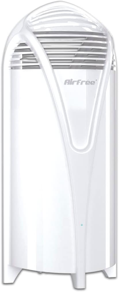AirFree T800 Filterless Silent Air Purifier for Home Requires No Filter, Fan, or Humidifier, Covers 180 sq ft – White. No ozone. by Airfree