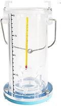 Water Sampler Sampling Dipper System Thicken Plastic Ladle Pendulum Beaker Sampler for Environmental Monitoring, Water Quality Sample Collection(3L) by XHHBS