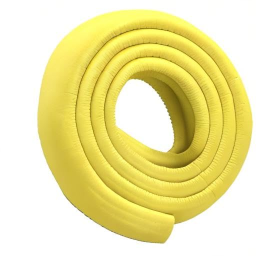 M2cbridge L Shape Extra Thick Furniture Table Edge Protectors Foam 6.5 Ft (Yellow) - Image 7