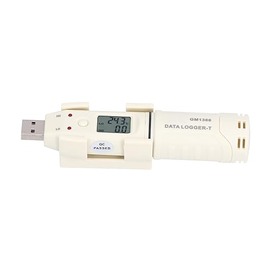 Temperature Data Logger, Battery Powered Low Power Consumption Digital Humidity Data Logger Compact for Office for Indoor for Home - Image 4