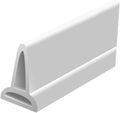 Self-Adhesive Water Retaining Strip Silicone Bathroom Shower Room Strip White for Dry Wet Separation by HYTROVE